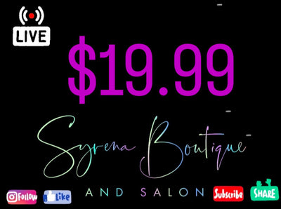 $19.99 - Syrena Boutique & Salon