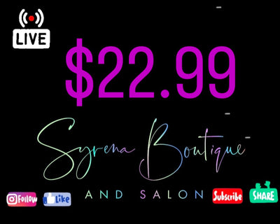 $22.99 - Syrena Boutique & Salon