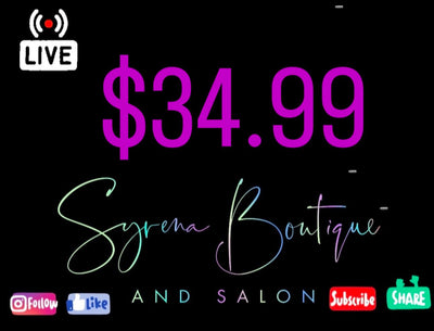 $34.99 - Syrena Boutique & Salon