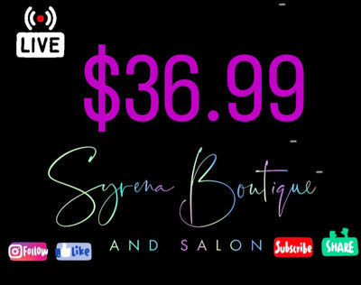 $36.99 - Syrena Boutique & Salon
