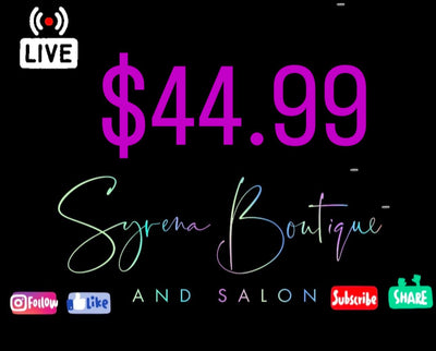 $44.99 - Syrena Boutique & Salon