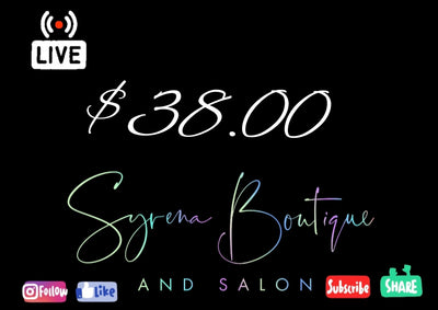 $38.00 - Syrena Boutique & Salon
